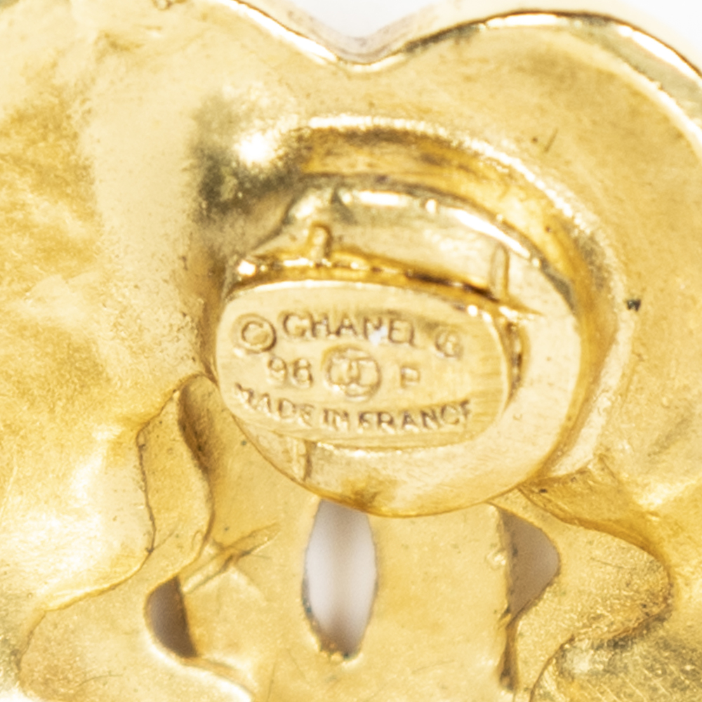 Chanel CC Camellia Clip On Earrings - Picture 3 of 3